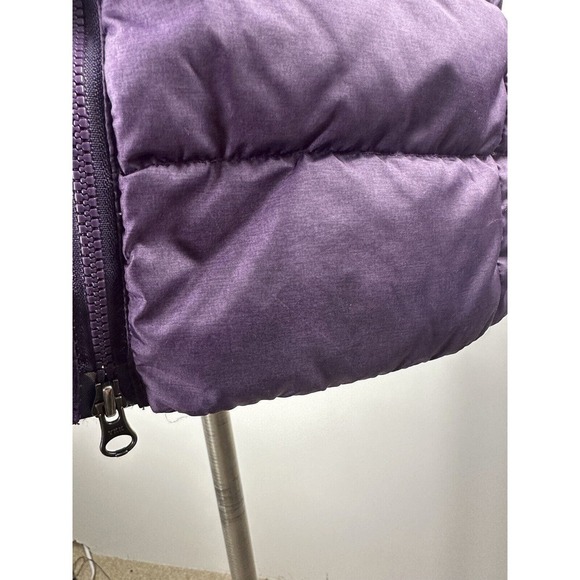 Eddie Bauer Lightweight Down Parka Hooded Puffer Jacket Purple Coat EB650 Small - Picture 13 of 16